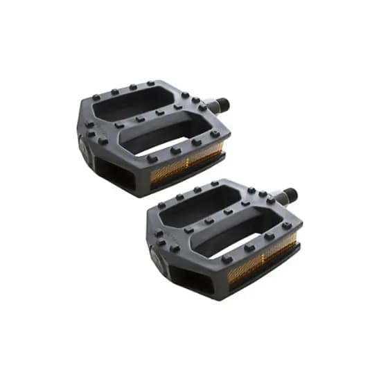 Pedal Rosca Grossa 9/16 Bike Mtb Plataforma Nylon Metal Pedivela