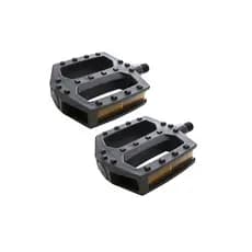 Pedal Rosca Grossa 9/16 Bike Mtb Plataforma Nylon Metal Pedivela
