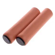 Manopla Punho Para Bike Bicicleta Espuma Silicone Gel Mtb Marrom