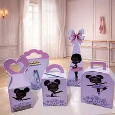 Kit Caixinhas Personalizadas  Bailarina PEGUE E MONTE ENVIAR NOME E IDADE LOGO A POS A COMPRA