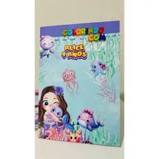 Livro de colorir lembrancinha Dundo do mar personalizada "LOGO APÓs A COMPRA, ENVIE NOME E IDADE DA CRIANÇA "