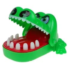Brinquedos Divertidos Infantil Jogo Crocodilo Engraçado Boca Jogo Dentista Mordida Dedo Didático