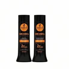 Kit Haskell Encorpa Cabelo Shampoo e Condicionador 300ml - Engrossador Cabelos 2x mais Encorpados