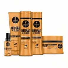 Kit Infusão de Óleos Haskell Completo 300ml - Kit Para Cabelos Muito Secos Ultrarressecados