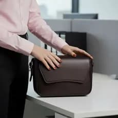 Bolsa de Ombro Feminina Baguete Alça Ajustável Estilosa Moda Elegante Couro Promoção Oferta