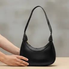 Bolsa de Ombro Feminina Baguete Estilosa Moda Elegante Couro Promoção Oferta