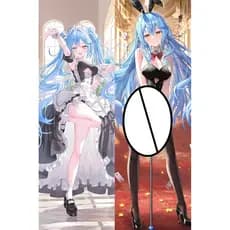 Yukihana-lamy Dakimakura Capa Anime Fronha De Corpo Longo Personalizada Impressa Presente Waifu