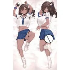 Naga Body Dakimakura Capa Abraçando Corpo Inteiro Impressão Dupla Face Fronha Decoração Otaku Capas De Almofada