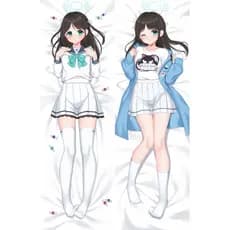 Arquivo Azul Kurimura Aili Impressão Dupla Face Anime Capa De Almofada Corporal 160x50cm Pele De Pêssego Macia Longa Dak