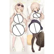 Arquivo Azul Ri Fumei Anime Corpo Fronha Dupla Face Manga Impressão Macio Pele De Pêssego Dakimakura Caso Zíper Escondid