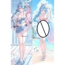 Animeyukihana-lamy Dakimakura Fronha Abraçando Corpo Anime Otaku Waifu Cama Decoração Presente