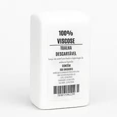 100Un Toalhas 100% Viscose Ultrabsorvente Lenços salao de beleza higiene limpeza corporal