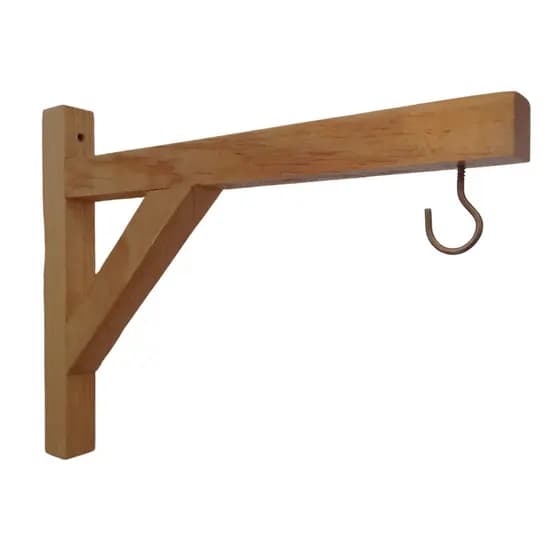 Suporte Mão Francesa  Para Vaso De Planta C/ Gancho 19cm