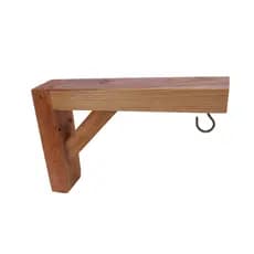 Suporte Mão Fancesa Prateleira Reforçado Vaso De Planta C/ Gancho 25cm