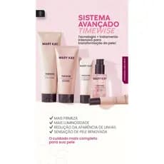 Kit TimeWise 3D MK Original Anti Idade Completo Limpeza Hidratante