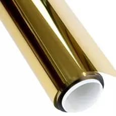 Película Insulfilme Dourado De Alta Performance Espelhada 0,50x1m