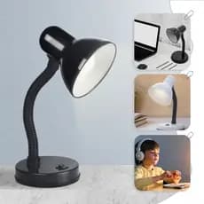 Luminária Articulável de Mesa Estudo Escritório Abajur LED Bocal E27 LUATEK LK-778