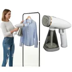 Passadeira Vaporizador Roupa Portátil Compacto Vapor Fast Steamer Antigotejamento Tira Amasso