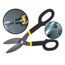 Tesoura Funileiro Corta Chapa 10" 250mm Alicate Corte Aço, Inox, Aluminio, Multiuso Profissional