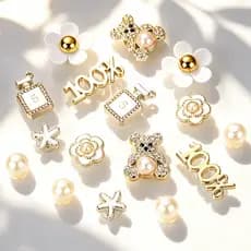 Urso da Moda Encantos de Sapato Jewelry botões decorativos & acessórios de Sandálias removíveis Pendente Presentes