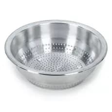 Escorredor Lavador de Arroz e Macarrão Tamanho Família 25 cm Alumínio Brilhante
