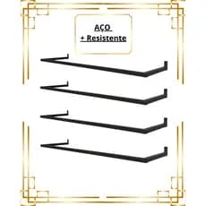 Cabide Arara de Parede 60cm,80cm,100cm 120cm Organizador de Roupas Closet Cabideiro Loja Multiuso Ferro Metalon Prático