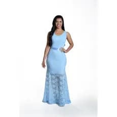 Vestido longo de festa madrinha formatura SM