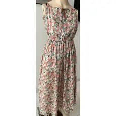 Vestido Longo Com Estampa