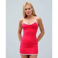 Vestido Beach Vestido Yoga Fitness Macaquinho Embutido com Bolso Lateral Poliamida Premium Zero Transparência