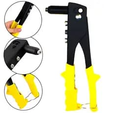Rebitadeira Manual Profissional Alicate Rebitador 9,5 pol 24cm 4 Bicos BM-316