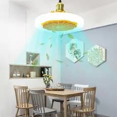 Lâmpada de teto inteligente ventilador/Luminari