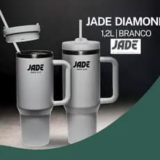 Copo Térmico JADE Diamond Original 1200ml Branco