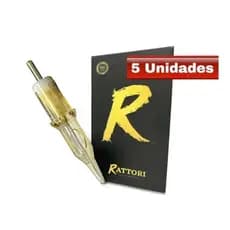 Cartucho Universal Rattori para Tatuagem Traco ou Pintura - 5 Unidades