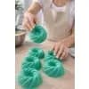 Conjunto de forma silicone 6 peças -Verde