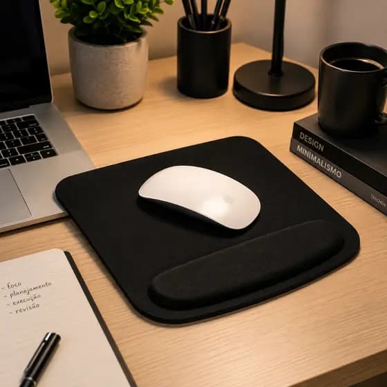 Mousepad Ergonômico Gamer Com Apoio De Punho Pulso Mouse Pad Ergonomico Confortável