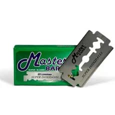 Lâmina de barbear Master Barba kit 10 cartelas com 50 unidades