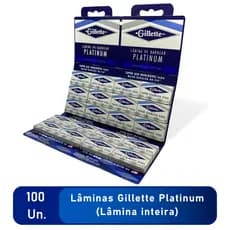 Lâmina de barbear Gillette cartela com 100 unidades