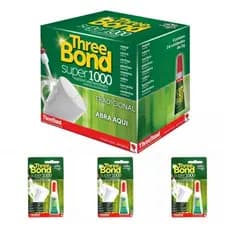 Cola Three Bond super 1000 caixa com 24 unidades