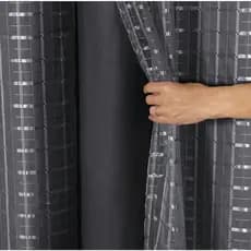 CORTINA BLACKOUT PVC CORTA LUZ COM VOIL XADREZ 3,00 LARG X 2,60 ALTURA /2,80 X 1,70 / 2,00 X1,40