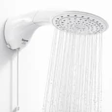 Chuveiro Eletrônico Ducha Optima Branco Com Ajuste Gradual