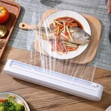 Suporte Papel Filme Pvc Com Cortador e Ventosas