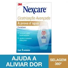 Curativo Nexcare Cicatrizacao AVANÇADA 3M 6 Unidades