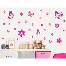 Adesivo De Parede Quarto Infantil Berçário Bebê Borboleta