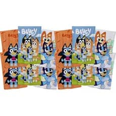 Kit 12 Toalhas de Rosto Banho 30x48cm - Temática Bluey