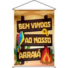 BANNER ARTE PRONTA - FESTA JUNINA ARRAIÁ CACTOS