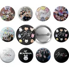 Kit 10 Broches Personalizados Botton 3,5cm Stray Kids