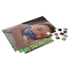 Quebra Cabeça Personalizado ComSua Foto Presente Para O Dia das Crianças