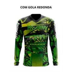 Camisa Manga Longa HK Army 11 Paintball Air Soft - Dry Fit Esportiva Proteção UV