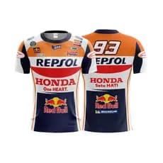 Camiseta Personalizada Temática Moto GP - Repsol - Dry Fit Sport