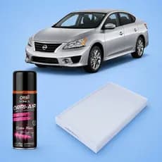 Filtro Ar Condicionado De Cabine + Limpa Ar Nissan Sentra 2014 Em Diante